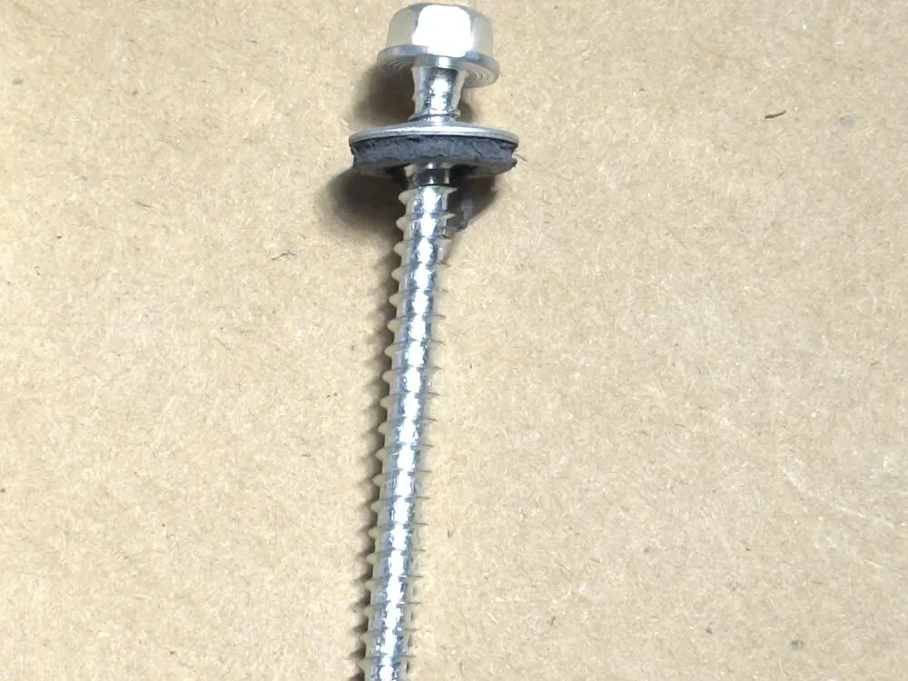 Dachschrauben verzinkt, 4,8 × 60 mm, 100 Stück