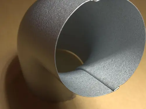 Fallrohrbogen Alu-Zink 70°, 100 mm – Ansicht 3