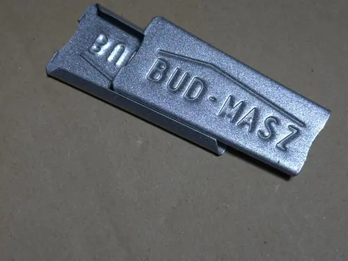Fallrohrschelle Alu-Zink 100 mm mit Keil – Ansicht 7